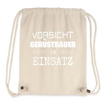 Gift for scaffolders - Stanley/Stella Recycled Gym Bag - natural - Front