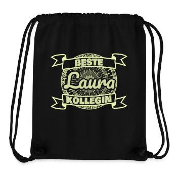 Arbeitskollegin Laura - Stanley/Stella recycelter Gym Bag - Schwarz - Vorne