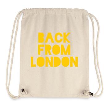 Back from London - Stanley/Stella Recycled Gym Bag - natural - Front