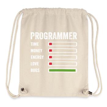 Developer Humor Programmer Coder - Stanley/Stella Recycled Gym Bag - natural - Front