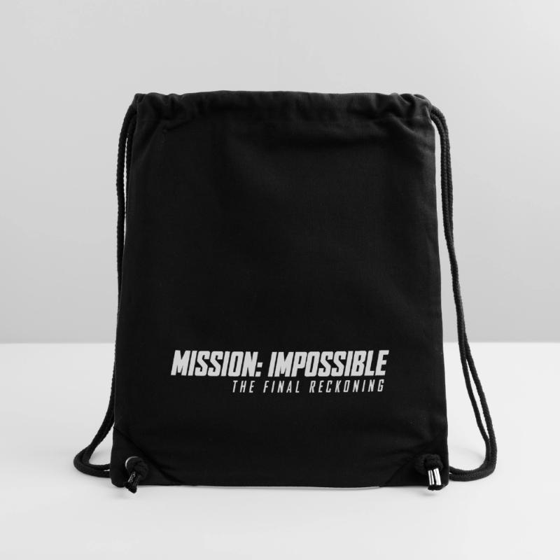 Mission Impossible The Final Reckoning Logo Blanc Sac à cordon recyclé Stanley/Stella