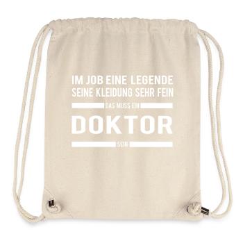 Doktor - Stanley/Stella recycelter Gym Bag - Naturweiß - Vorne