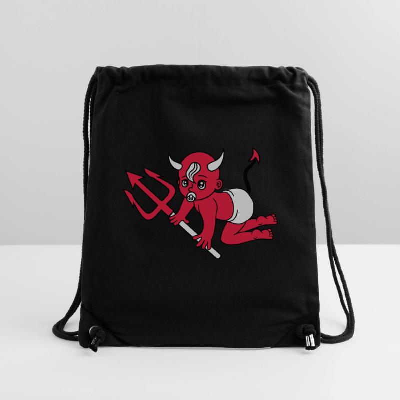 evil devil demon hell devil satan crawling pacifie Stanley/Stella Recycled Gym Bag