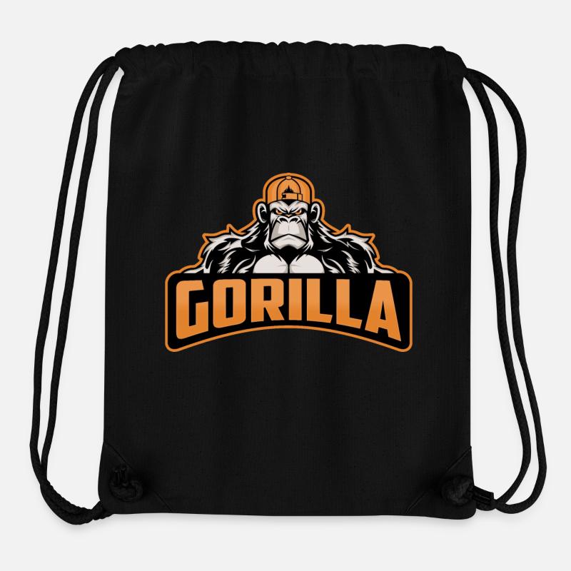 Gorilla - Stanley/Stella Recycled Gym Bag - black