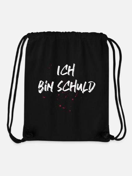 Lustiger Spruch für Ihn & Sie - Ich bin schuld - Stanley/Stella recycelter Gym Bag - Schwarz