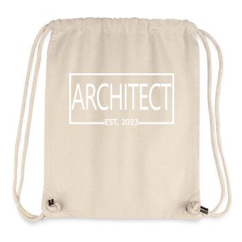 Architekt Est. 2023 Diplom-Architektenstudent - Stanley/Stella recycelter Gym Bag - Naturweiß - Vorne