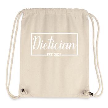 Dietician Est. 2023 Graduated Dietician Student - Stanley/Stella Recycled Gym Bag - natural - Front