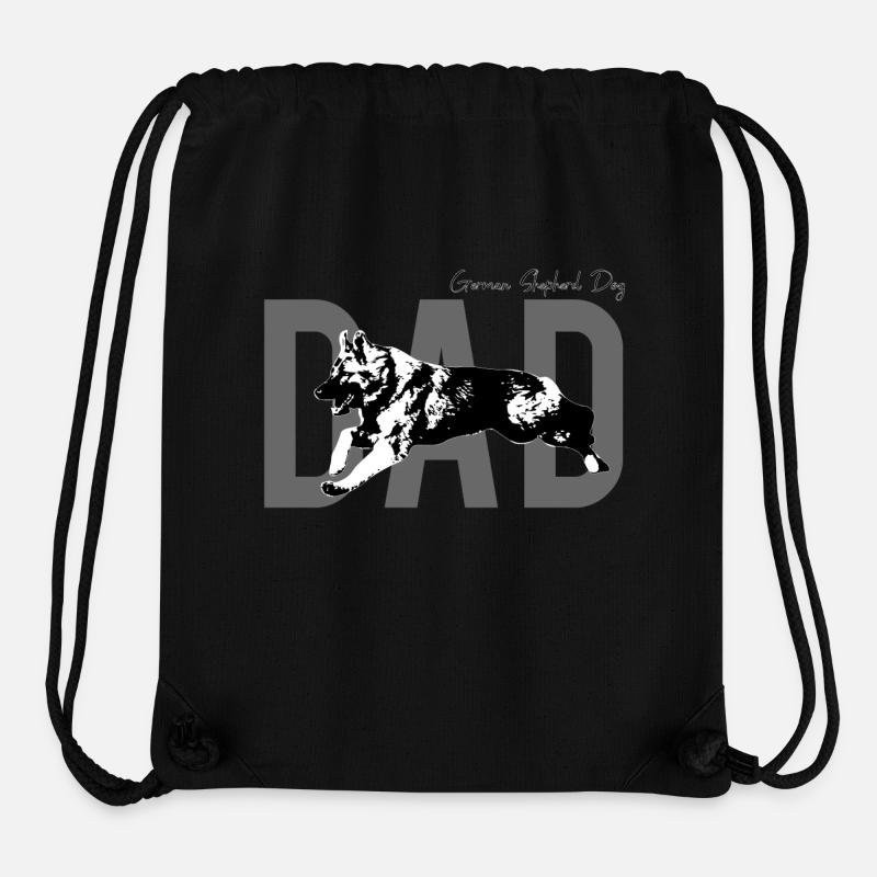 German Shepherd Dog Dad - Stanley/Stella recycelter Gym Bag - Schwarz