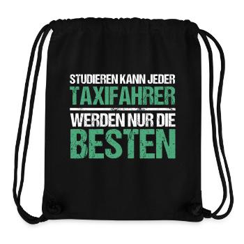 Studieren kann jeder - Taxifahrer Edition - Stanley/Stella recycelter Gym Bag - Schwarz - Vorne