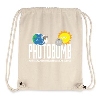 Total Solar Eclipse 2024 Totality Photobomb Sun - Stanley/Stella recycelter Gym Bag - Naturweiß - Vorne