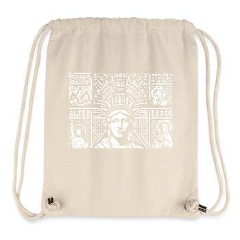 Urbaner Style - Künstlerische Datenrevolution - Stanley/Stella recycelter Gym Bag - Naturweiß - Vorne