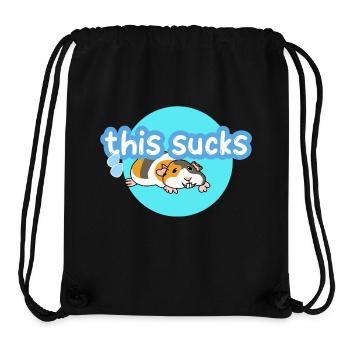 This sucks - Stanley/Stella Recycled Gym Bag - black - Front