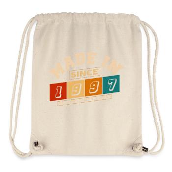 Baujahr 1997 Geburtstag 27 Jahre - Stanley/Stella recycelter Gym Bag - Naturweiß - Vorne