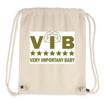 Wichtiges Baby - Stanley/Stella recycelter Gym Bag - Naturweiß - Vorne