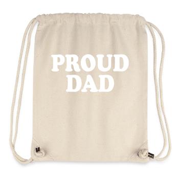 Proud dad - Stanley/Stella Recycled Gym Bag - natural - Front