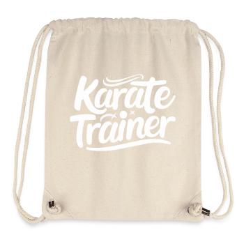 Karate-Trainer Shirt Kampfkunst Meister Geschenk - Stanley/Stella recycelter Gym Bag - Naturweiß - Vorne