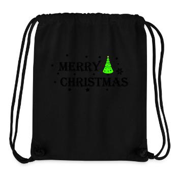 Merry Christmas - Stanley/Stella Recycled Gym Bag - black - Front