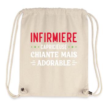 Adorable Nurse - Stanley/Stella Recycled Gym Bag - natural - Front