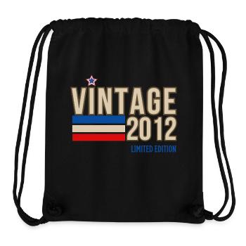 Jahrgang 2012 limitierte Auflage - Stanley/Stella recycelter Gym Bag - Schwarz - Vorne