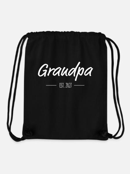 Grandpa Est. 2027 – Proud Grandpa since 2027 - Stanley/Stella Recycled Gym Bag - black