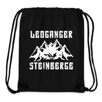 Leoganger Steinberge Wandern Leogang Österreich - Stanley/Stella recycelter Gym Bag - Schwarz - Vorne