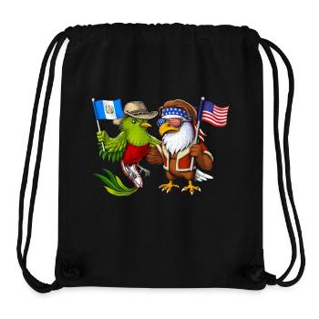 Guatemala Amerikanisches Erbe - Stanley/Stella recycelter Gym Bag - Schwarz - Vorne