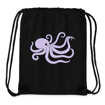 octopus - Stanley/Stella recycelter Gym Bag - Schwarz - Vorne