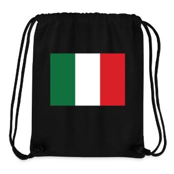 Italy Flag - Stanley/Stella Recycled Gym Bag - black - Front