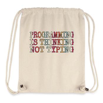 encrypt hack out hacking and free wifi - Stanley/Stella recycelter Gym Bag - Naturweiß - Vorne