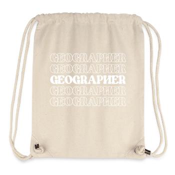 Geographer Cartographer Topographer Geography - Stanley/Stella Recycled Gym Bag - natural - Front