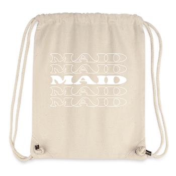 Femme de ménageFemme de chambre Femme de chambre Employée de maison - Sac à cordon recyclé Stanley/Stella - blanc naturel - Devant
