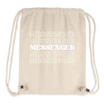 Messenger Courier Delivery Person Letter Carrier - Stanley/Stella Recycled Gym Bag - natural - Front