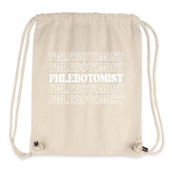 Phlebotomist Blood Drawer Venipuncturist Blood - Stanley/Stella Recycled Gym Bag - natural - Front