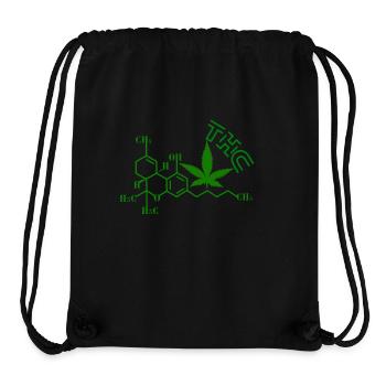 THC Molecular Structure - Stanley/Stella Recycled Gym Bag - black - Front