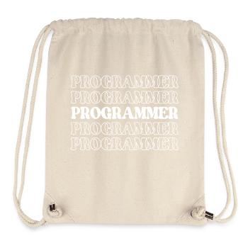 Programmer Coder Developer Coder Software Engineer - Stanley/Stella Recycled Gym Bag - natural - Front
