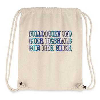 German Shepherd Birthday Gift Cool - Stanley/Stella Recycled Gym Bag - natural - Front