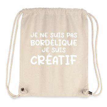 Humour Bordélique Créatif - Sac à cordon recyclé Stanley/Stella - blanc naturel - Devant