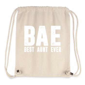 Beste Tante aller Zeiten BAE Tante Geschenke Tante - Stanley/Stella recycelter Gym Bag - Naturweiß - Vorne