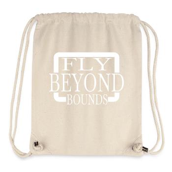awesome funny quote innovative imagination - Stanley/Stella recycelter Gym Bag - Naturweiß - Vorne
