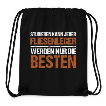 Anyone can study - Tiler Edition - Stanley/Stella Recycled Gym Bag - black - Front