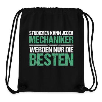 Anyone can study - Mechanic Edition - Stanley/Stella Recycled Gym Bag - black - Front