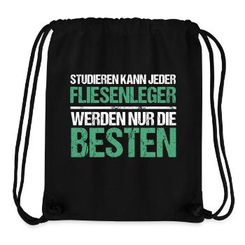 Anyone can study - Tiler Edition - Stanley/Stella Recycled Gym Bag - black - Front