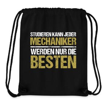 Anyone can study - Mechanic Edition - Stanley/Stella Recycled Gym Bag - black - Front