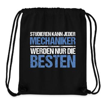 Anyone can study - Mechanic Edition - Stanley/Stella Recycled Gym Bag - black - Front