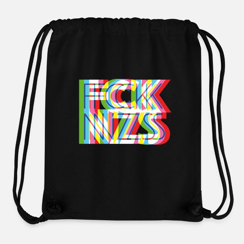 FCK NZS - Stanley/Stella Recycled Gym Bag - black