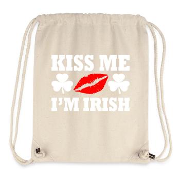 Kiss me im irish - Stanley/Stella Recycled Gym Bag - natural - Front