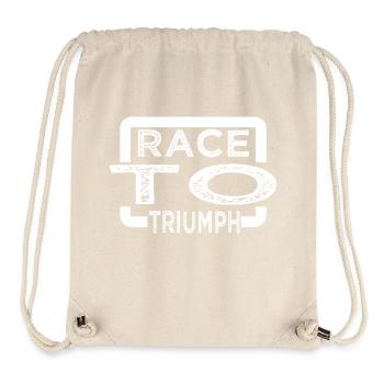 Thrilling Experiences Horse Racing Tracks - Stanley/Stella Recycled Gym Bag - natural - Front