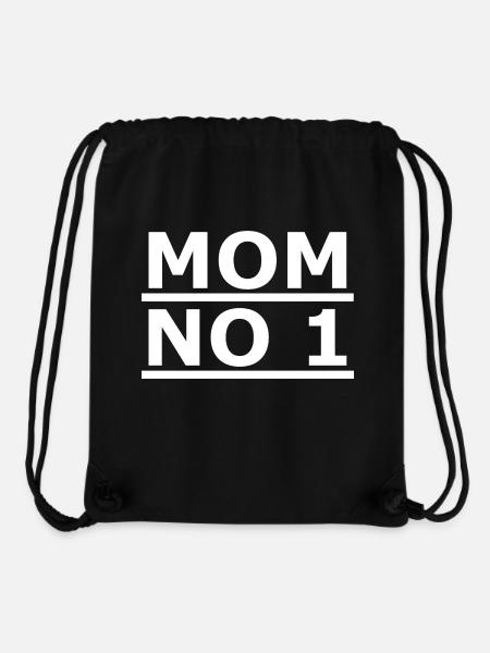 MOM NO 1 - Stanley/Stella Recycled Gym Bag - black