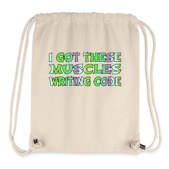 present joke programming languages informatics - Stanley/Stella recycelter Gym Bag - Naturweiß - Vorne
