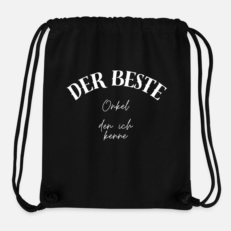 The best uncle I know - Stanley/Stella Recycled Gym Bag - black